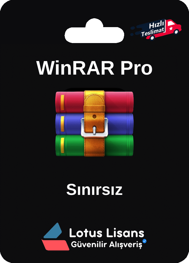 WinRAR Ömür Boyu Lisans
